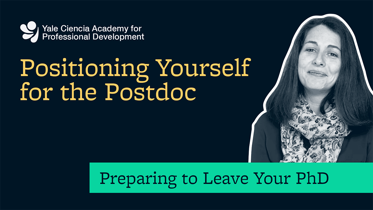 Session 4: Prepare to Leave your PhD